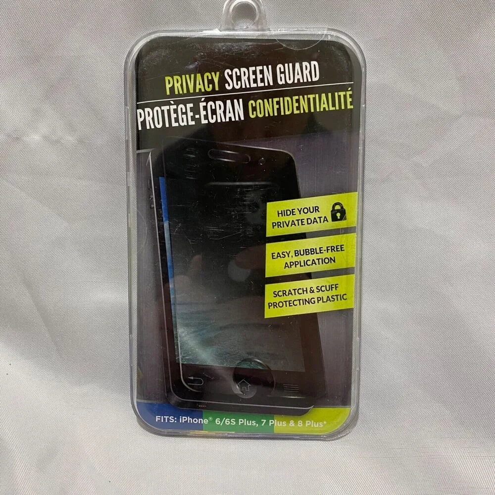 iPhone 6 Plus 6s Plus 7 Plus and 8 Plus Scratch Proof Privacy Screen Guard